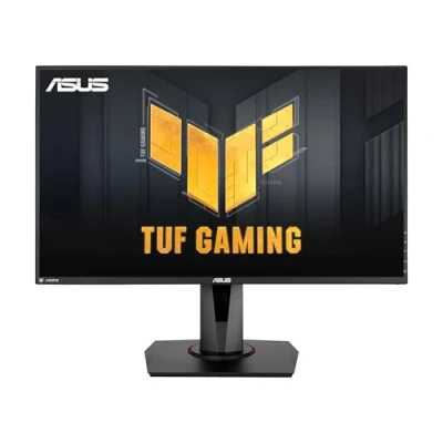 Image de ASUS TUF Gaming VG279QM HDR Monitor 27 Inch Full HD (1920 x 1080), Fast IPS, 280Hz, 1 ms (GTG), Extreme Low Motion Blur Sync, G SYNC Compatible, DisplayHDR 400, Black