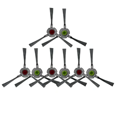 Image de Bumdenuu 8 PièCes de Rechange Brosse LatéRale pour Ecovacs Deebot OZMO U2 DGN22 Pro Robot Aspirateur Accessoires