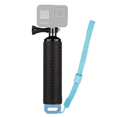 Image de WANGCL Bâton de caméra Flottant étanche Selfie Stick poignée Flottante pour Action Cam GoPro Hero 10 9 Hero10 Max Hero9 Akaso Apexcam Bleu