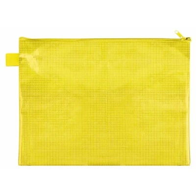 Image de VELOFLEX 2704010 pochette à fermeture éclair DIN A4, jaune, en EVA renforcé, 1 pour documents