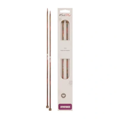 Image de KnitPro KP20203 Symphonie Aiguille Simple Pointe Bois Multicolore 21,5 x 2,4 15,5 cm