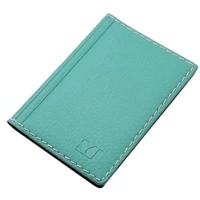 Image de Porte de Cartes crédit 12 Compartiments MJ Design Germany Made in UE en différentes Couleurs et Designs (Désign 2 / Pistache)