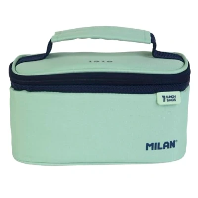 Image de Petit sac isotherme porte nourriture avec 1 récipient (1.5L) série 1918. vert MILAN (08805SNCGR)
