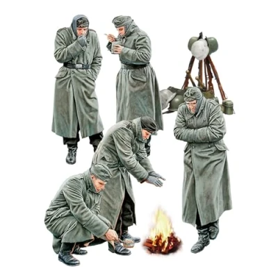 Image de Mini Art 35428 1:35 Set de Figurines Soldats allemands WW II SP.Ed. Reproduction fidèle, modèle réduit, kit Plastique, Bricolage, Hobby, Collage, modèle, à Assembler, Non Peint