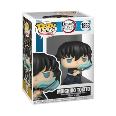 Image de Funko Pop! Animation: DS Muichiro (Attack) 1 Chance sur 6 D&#039;avoir Une Variante Rare Chase Demon Slayer Figurine en Vinyle à Collectionner Idée de Cadeau Produits Officiels