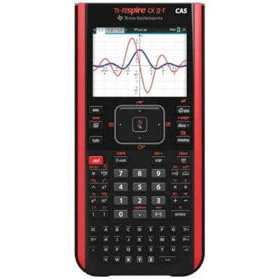 Image de Texas Instruments TI NSP CX II Cas FC Calculatrice Graphique, le noir