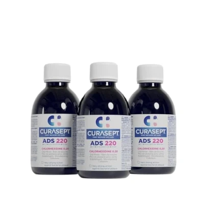 Image de Curaden ADS 220 0.2% CHX Bain de Bouche x 3