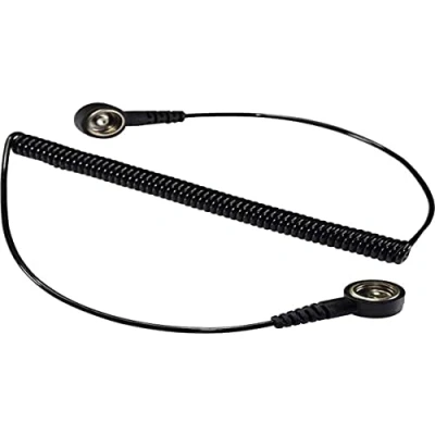Image de TRU COMPONENTS SpKL 10 183 KK Câble de terre ESD 1,83 m Bouton poussoir mm