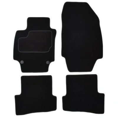 Image de MAMMOOTH A041 RNT100 PRM 01 Ensemble de tapis sol Textile avant et arrière 4 noir RENAULT: Captur