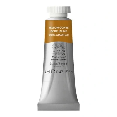 Image de Winsor &amp; Newton Aquarelle Professionnel Peinture Aquarelle, Haute Luminosité, Résistante à la Lumière, Qualité Archive, Tube de 14 ML, Couleur Ocre Jaune