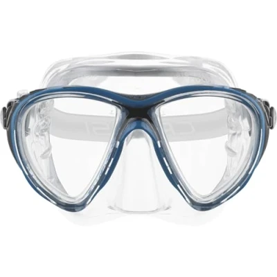 Image de Cressi Mixte Masque de plongée, Transparent/BleuNoir, Taille unique