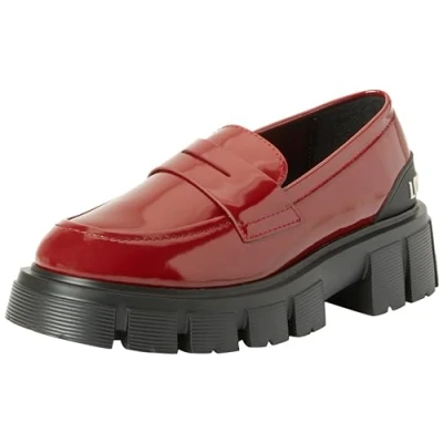 Image de Love Moschino Femme Ja10045g0hib0550 Mocassin de Style Conduite, Bordeaux, 37 EU
