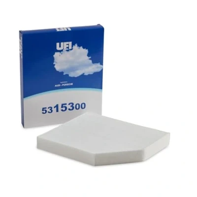 Image de UFI Filters, Filtre à Pollen d&#039;Habitacle 53.153.00, d&#039;Habitacle, Adapté aux Voitures, Applicable sur Divers Modèles de Audi A4, A5 et Porsche Macan