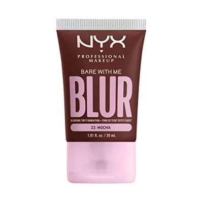 Image de Nyx Professional Makeup BARE WITH ME BLUR TINT Fond de teint, Femme, Taille: 30 g, Mocha
