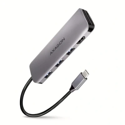 Image de AXAGON HMC HCR3A USB Hub, 3X A + HDMI SD/microSD, C 3.2 Gen 1, 20 cm Kel 8595247907011