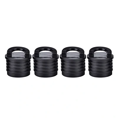 Image de Lot de 4 bouchons universels en caoutchouc durable pour kayak, canoë, bateau
