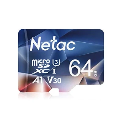 Image de Netac 64GB Carte Mémoire TF Card 100/30MB/s UHS I C10 U3 A1 V30 High Speed pour Téléphone Mobile Caméra de Surveillance et D&#039;enregistrement Voiture