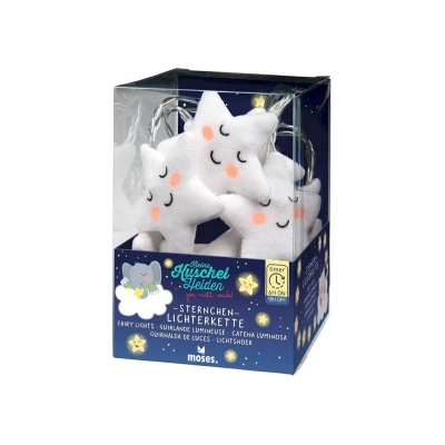 Image de moses. Guirlande Lumineuse à LED Blanc Chaud avec étoiles pour Enfants Fonctionne Piles Fonction minuterie Longueur : 1,6 m