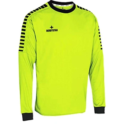 Image de DERBYSTAR Hyper Maillots De Gardien But Mixte Enfant, Gelb Schwarz, 140