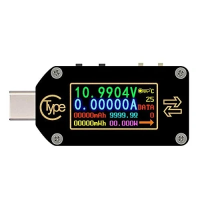 Image de DollaTek TC66 Type C PD Déclencheur USB Tension Ampèremètre Capacité Compteur 2 Voies Chargeur Batterie APP Testeur