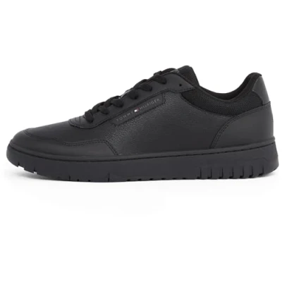 Image de Tommy Hilfiger Th Basket Core Lite LTH Fm0fm05369 Baskets Homme, Noir, 42 EU