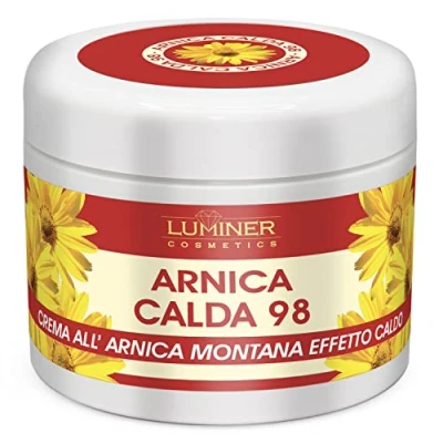 Image de Luminer Arnica pour chevaux à usage humain 500 ml, Gel Forte 98 Effet Chaud, Crème Montana et Devil&#039;s Claw Forte, Formule naturelle concentrée action intense Fabriqué en Italie