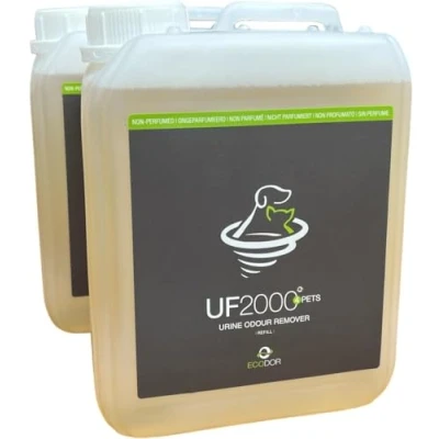 Image de Ecodor UF2000 4Pets Éliminateur d&#039;Odeur d&#039;Urine 2500 ML Recharge sans Parfum 100% Biologique Utilisation Polyvalente Convient pour Les Chiens, Chats et Autres Petits Animaux