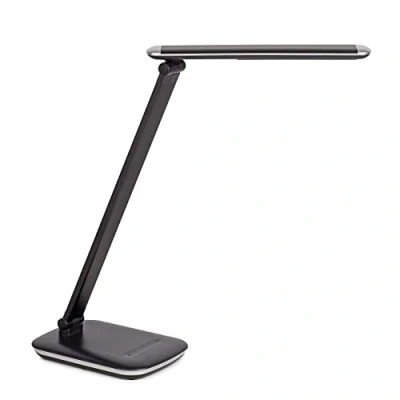 Image de MAUL Lampe de bureau LED MAULgrace haute qualité avec bras double à intensité variable température couleur 3000 6500K Noir