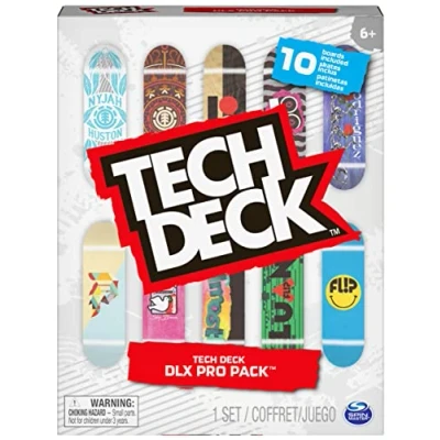Image de Finger SKATE TECH DECK PACK 10 Skates Coffret De Authentiques A Collectionner 6061099 Jouet Enfant 6 Ans et +