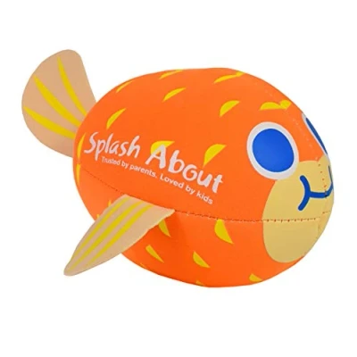 Image de Splash About Poisson globe en néoprène, jouet de piscine à balle aquatique Orange
