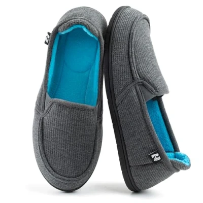 Image de RockDove Chausson à Capuche Bicolore pour Femme avec Semelle Intérieure Amovible, 39 EU, Gris foncé