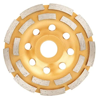 Image de Disque de Meulage Diamant à Meuler Béton Double Rangée Brique Coupé pour Meuleuse d&#039;angle, 115mm, Diamants