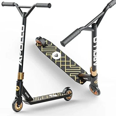 Image de Apollo Trottinette Enfants Genius Pro Robuste Roulements à Billes ABEC 9 Freestyle 10 Ans partir de 6 Parfaite Aussi en Ville