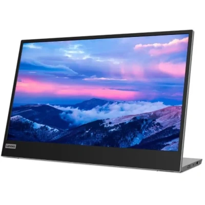 Image de Lenovo L15 Mobile Monitor 15.6 inch FHD 1080p IPS Panel with USB Type C, Height Adjust Stand Black