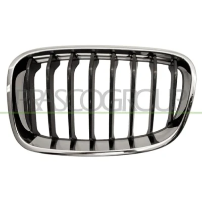Image de PRASCO BM1232024 Calandre gauche chromé noir BMW: 1 3 portes, 5 portes