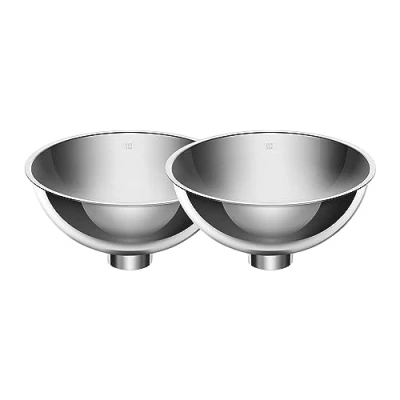Image de PETKIT Bol de Remplacement en Métal Acier Inoxydable 2pcs pour et CYBERTAIL Fresh Nano Riz Chat Chien à Angle 15 Degrés