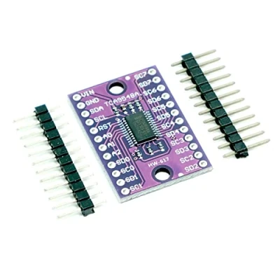 Image de Paradisetronic.com Multiplexeur I2C 8 canaux TCA9548A pour éviter les collisions d&#039;adresses, 3 5 V, par exemple Arduino, Raspberry Pi