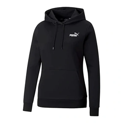 Image de PUMA Ess+ Sweat à Capuche brodé FL Sudation, Noir, XL Femme