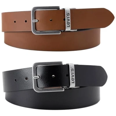 Image de Levi&#039;s Reversible CORE Unisex Ceinture, Taille: 70, Black