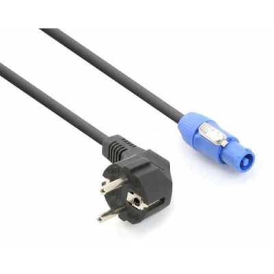 Image de Câble Powercon PD Connex 1,5 m Connecteurs Schuko Applications professionnelles