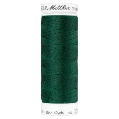 Image de Fil à coudre élastique &#039;Mettler Seraflex&#039; Vert foncé 130 m