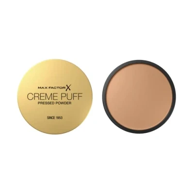 Image de Max Factor Creme Puff Cipria Compatta, Finish Opaco e Texture Leggera, Adatta a Tutti i Tipi di Pelle, 005 Translucent, 14 g