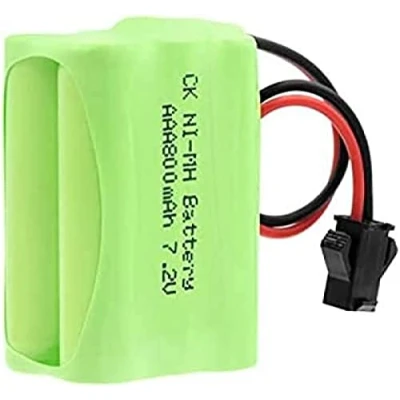 Image de Batterie NiMH Rechargeable 7.2V 800mAh 6 * AAA, avec Connecteurs SM 2P,1 PCS