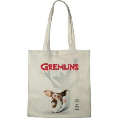 Image de GREMLINS TOTE BAG GISZMO», REFERENCE : BWGREMMIBB001, ECRU, 38 X 42 CM