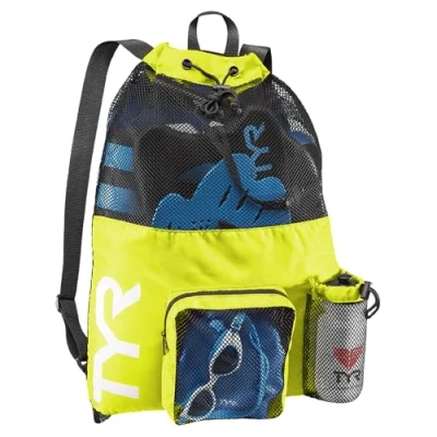 Image de Tyr Big Mesh Mummy Sac de sport Mixte Adulte, jaune, taille unique