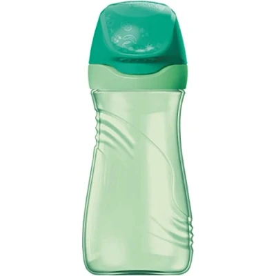 Image de Maped Picnik Origins Gourde pour Enfants avec Capuchon de Protection Système Anti Gouttes et Etanche en Plastique Sans BPA Vert 430ml