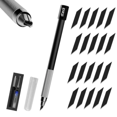 Image de stedi Craft Hobby Knife Kit, Model Making Tools, All Metal Precision With 20pcs Blades For Gundam, Scale Military Model, 3d Resin Parts
