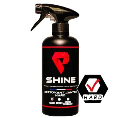 Image de SHINE Nettoyant Jantes Hard 450ml Nettoyage en Profondeur de la saleté Tenace Formule Professionnelle pour Toutes Les sans Danger Surfaces Facile à Utiliser