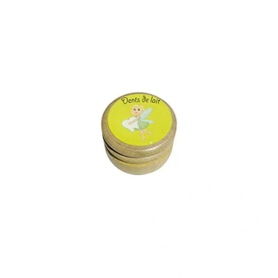 Image de GICO Boîte à dents de lait en bois pour différents modèles garçons et filles avec couvercle vis 44 mm (Fée) 7015F