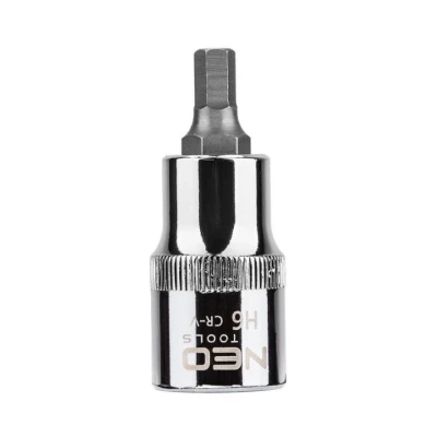 Image de NEO TOOLS 08 771 Clé à douille 1/2 7422 H6 Acier chrome vanadium, d&#039;outil héxagonal intérieur